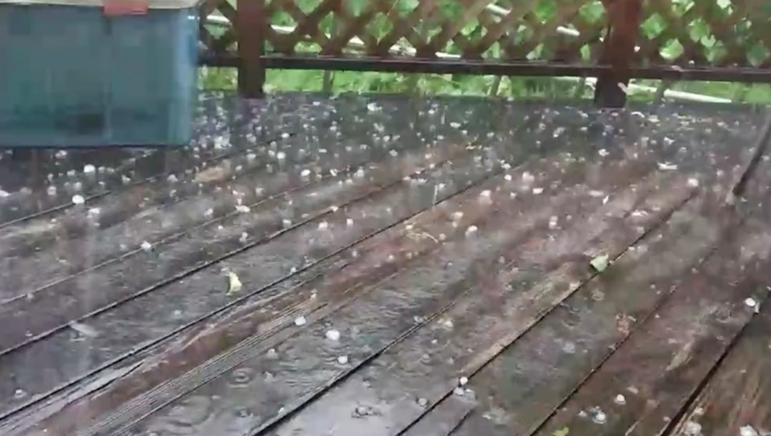 冰雹灾害奇遇，温馨冰雹下的故事