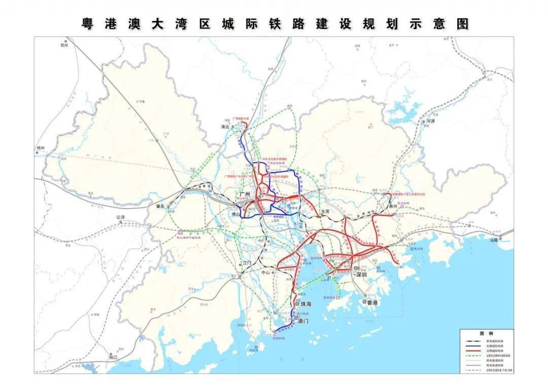 最新全国高铁线路图，构建中国的快速交通网络大图览